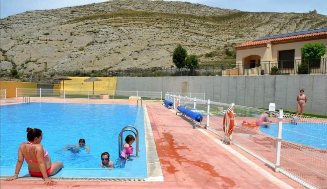 Ferienwohnung Casa Elpatiodelmaestrazgo Villarroya de los Pinares Exterior foto